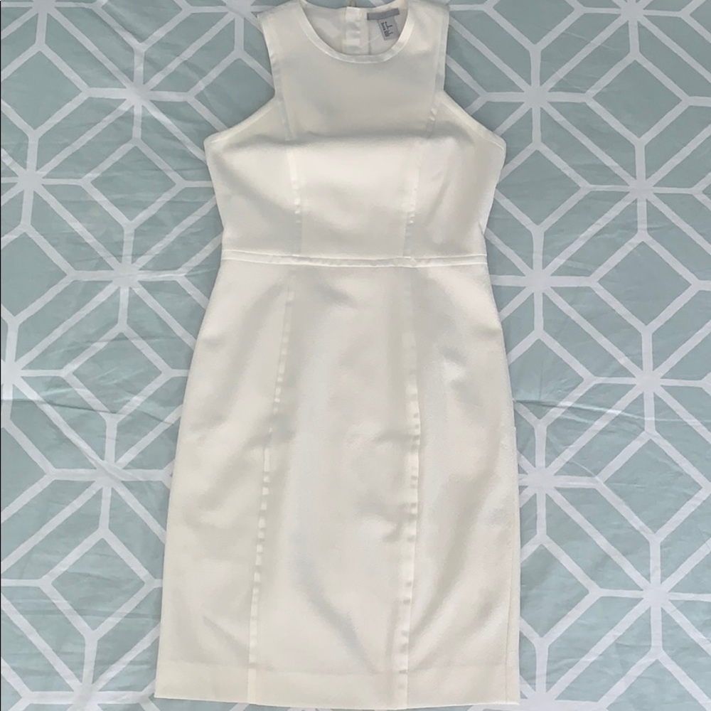 White midi dress. Worn once